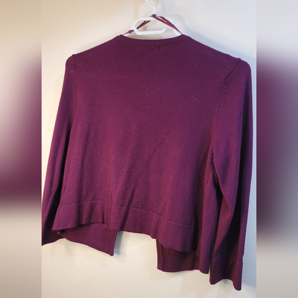 Costa Blanca large Purple & Black retro inspired cardigan EUC - Picture 2 of 7